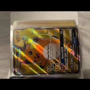 RAICHU GX POKÉMON CARD!